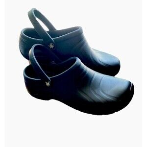 Anywear‎ Zone Clogs Size 9 Black Women's Nursing Restaurant Shoes Slip Resist